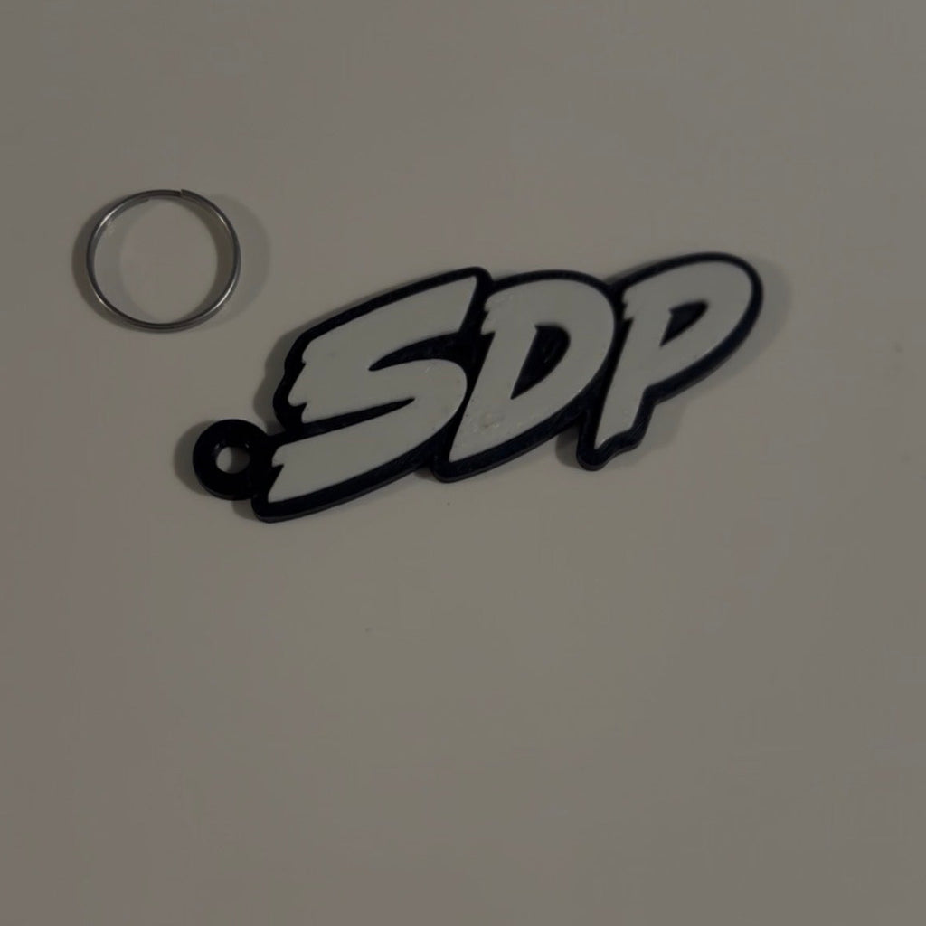 SD Plates logo keychain