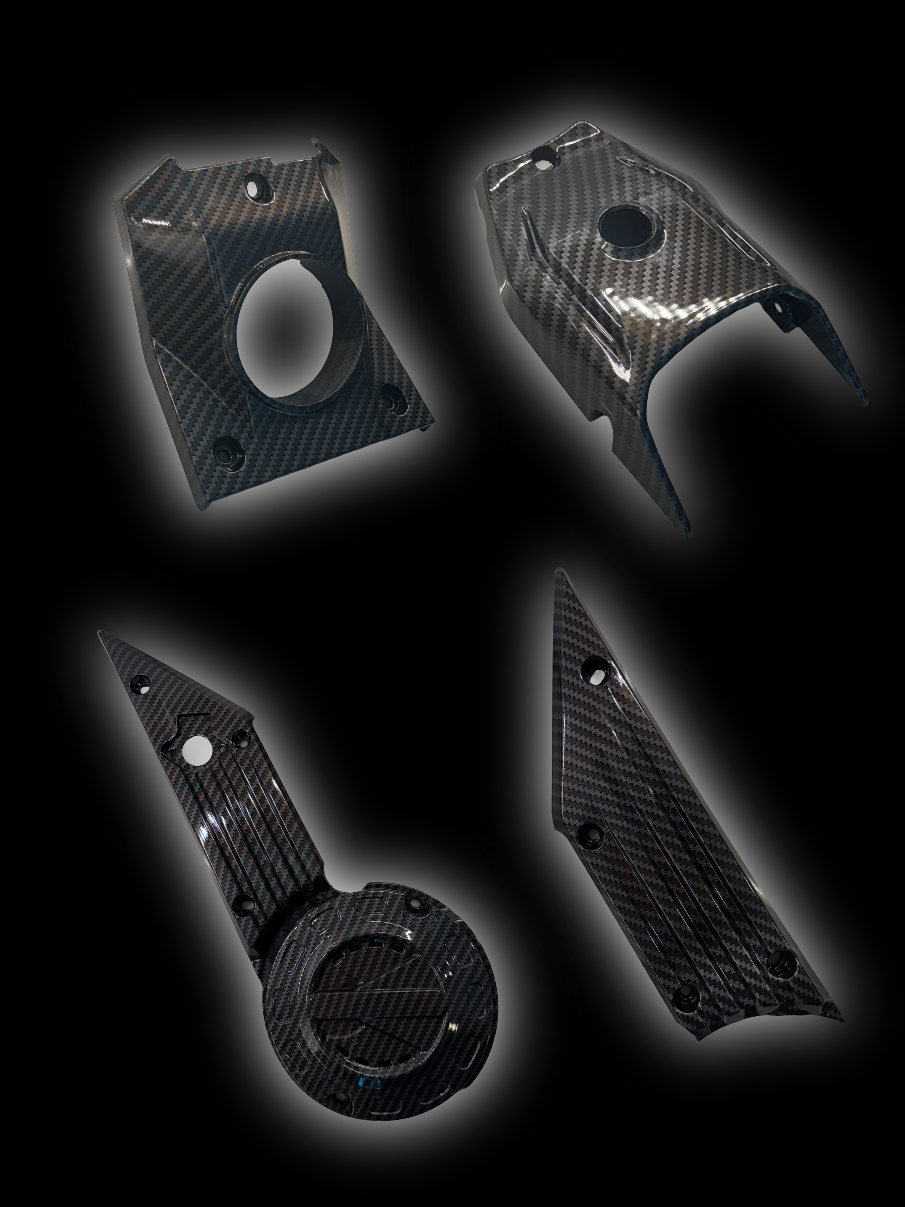 Five-piece carbon-fiber-style body kit for Talaria XXX